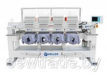 Промышленная четырёхголовочная вышивальная машина VE1504 FAS-CAP-W поле вышивки 500 х 450 мм