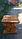 Табурет садовый и банный из натурального дерева "Машека" Д450мм*Ш450мм*В450мм, фото 5