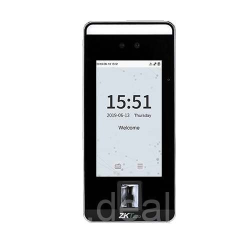 Биометрический терминал контроля доступа ZKTeco SpeedFace-V5L-RFID MF лицо/ладонь/карта MF - фото 1 - id-p122463850