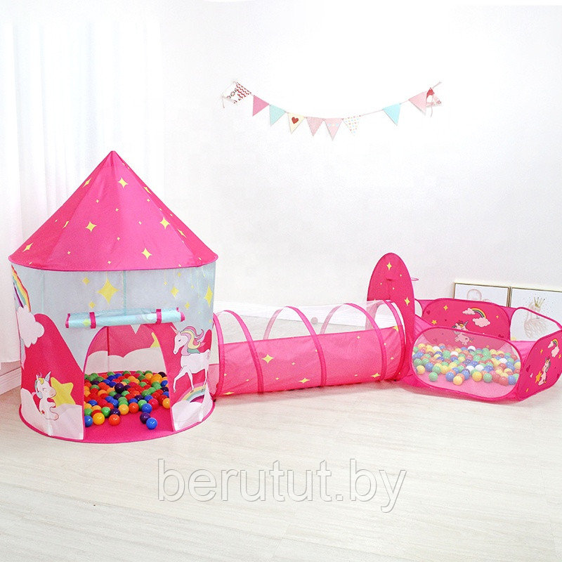 Детская палатка / Игровой домик / Детский домик / Игровая палатка (для маленьких принцесс) - фото 5 - id-p184946335