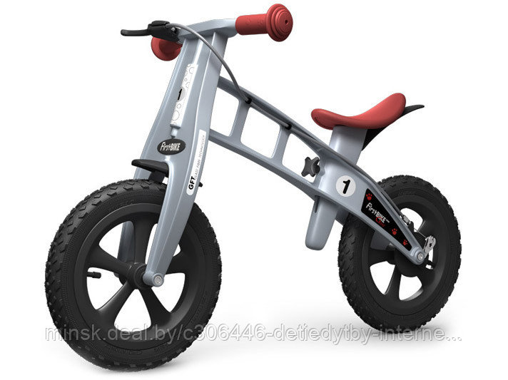 Беговел FirstBIKE Cross с тормозом Оранжевый - фото 3 - id-p75061669