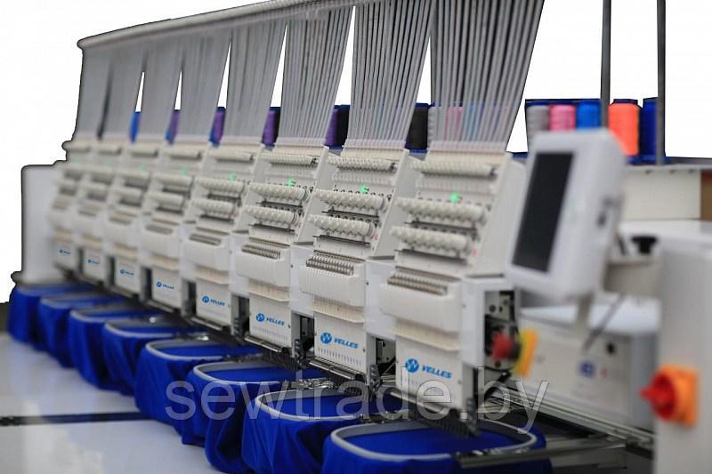 Промышленная восьмиголовочная вышивальная машина VE 1508 FAS-CAP поле вышивки 400 х 450 мм - фото 3 - id-p184952297
