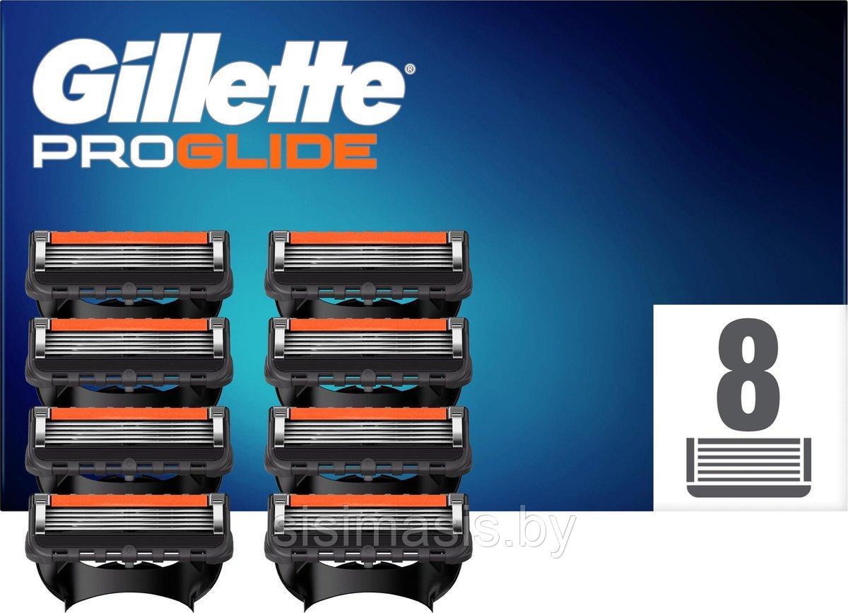 Кассеты сменные GILLETTE Fusion5 ProGlide, Оригинал, 8 штук - фото 2 - id-p184952347
