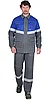 Костюм СИРИУС-САМОТЛОР-РОСС куртка, брюки серый с вас, 80% х/б, 20% п/э, антист. нить 250 г/кв, фото 2