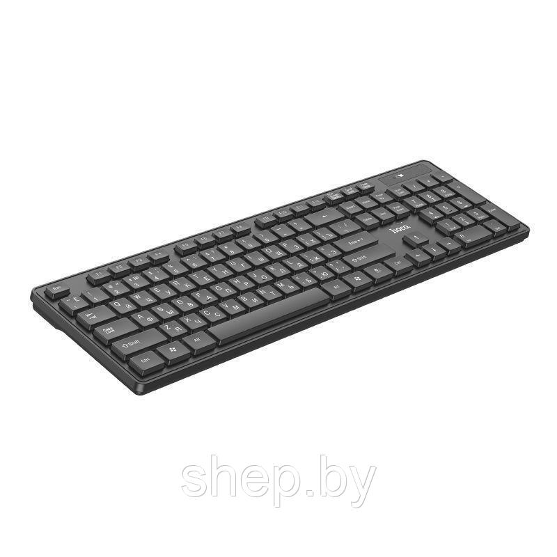 Комплект беспроводной клавиатура+мышь Hoco GM17, цвет: черный - фото 2 - id-p184952895