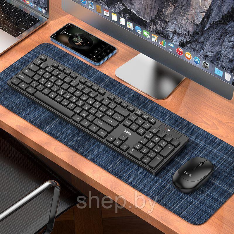 Комплект беспроводной клавиатура+мышь Hoco GM17, цвет: черный - фото 7 - id-p184952895