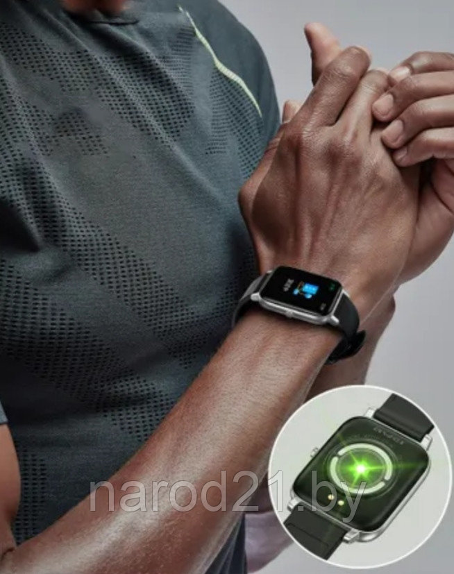 Умные часы Smart Watch AWEI H6 (цвет черный) - фото 9 - id-p147681426