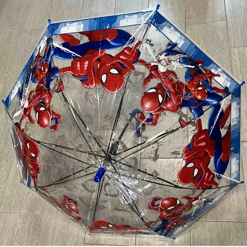Зонт детский прозрачный Человек-паук - фото 1 - id-p184953441