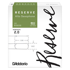 Rico DJR1020 Reserve Трости для саксофона альт, размер 2.0 (10шт)