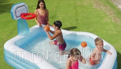 Надувной бассейн Intex Shootin Hoops Family Pool / 57183 - фото 2 - id-p184953984