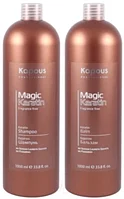 Набор косметики для волос Kapous Magic Keratin Шампунь 1л+бальзам 1л