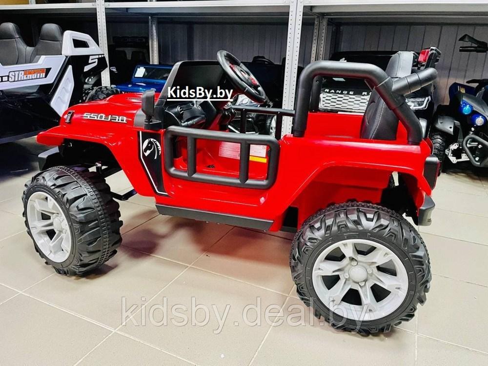 Детский электромобиль RiverToys T222TT 4WD (красный) Jeep Полноприводный - фото 2 - id-p184973274