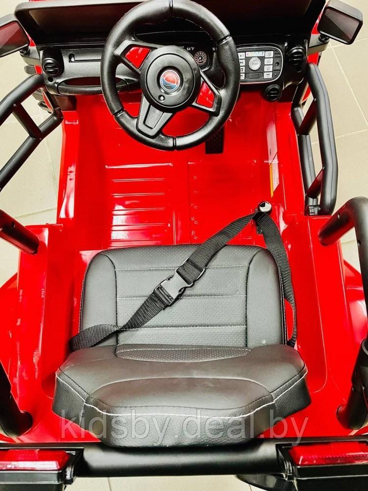 Детский электромобиль RiverToys T222TT 4WD (красный) Jeep Полноприводный - фото 3 - id-p184973274