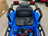 Детский электромобиль RiverToys T222TT 4WD (синий) Jeep Полноприводный, фото 5