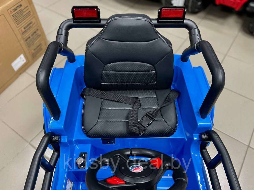 Детский электромобиль RiverToys T222TT 4WD (синий) Jeep Полноприводный - фото 5 - id-p184973276
