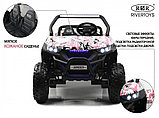 Детский электромобиль RiverToys T777TT 4WD (розовый камуфляж) Buggy Полноприводный, двухместный, фото 6