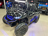 Детский электромобиль RiverToys T777TT 4WD (черный паук) Buggy Полноприводный, двухместный, фото 4