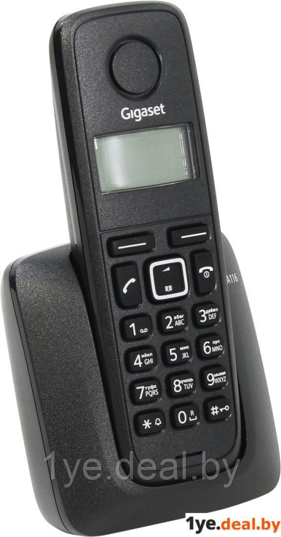 Радиотелефон Gigaset A116 (черный) - фото 3 - id-p184973371