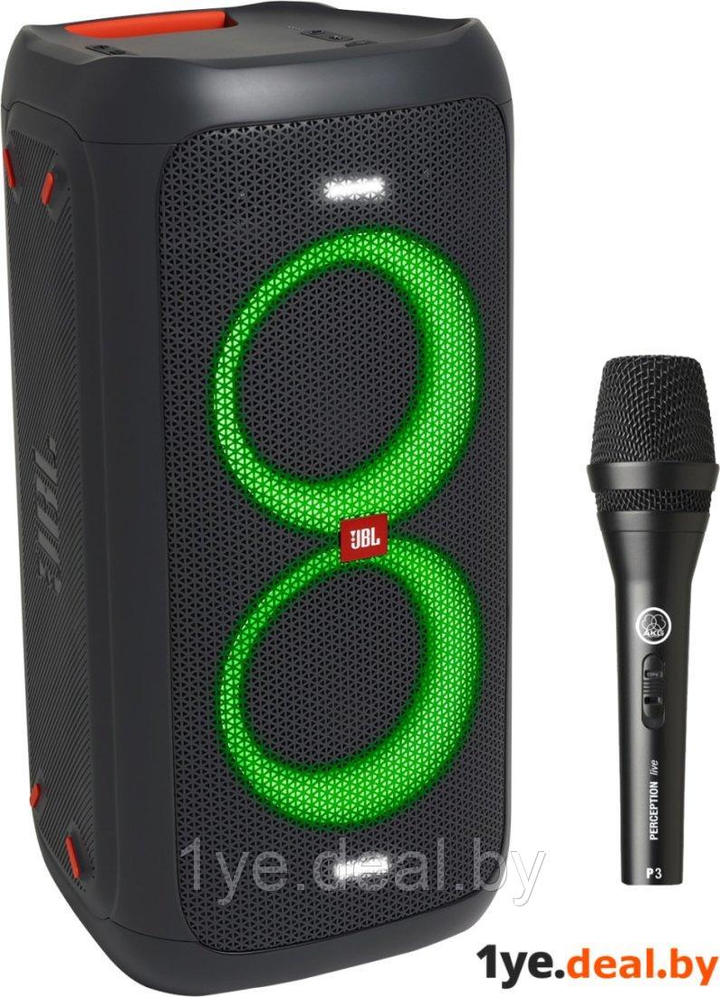 Колонка для вечеринок JBL PartyBox 100 + AKG P3 S - фото 1 - id-p184973390