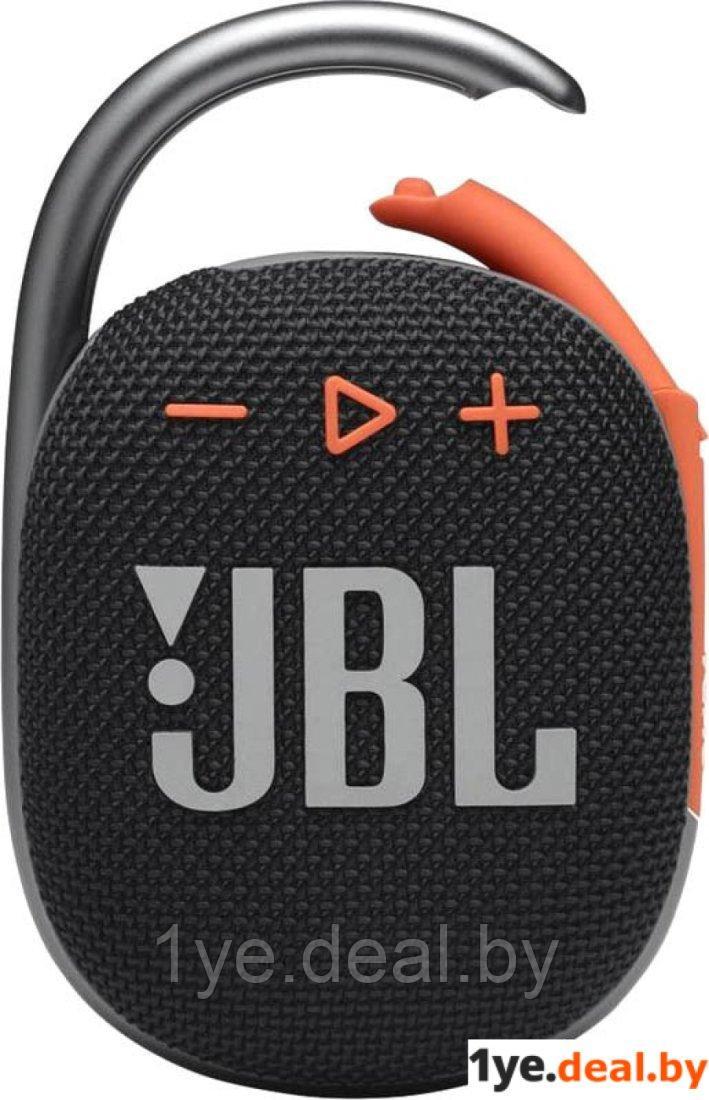 Беспроводная колонка JBL Clip 4 (черный/оранжевый) - фото 2 - id-p184973402