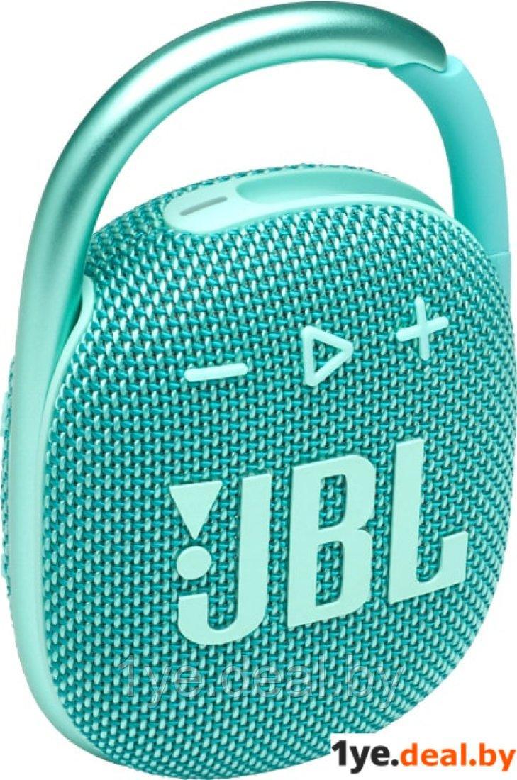 Беспроводная колонка JBL Clip 4 (бирюзовый) - фото 1 - id-p184973403
