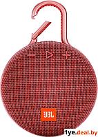 Беспроводная колонка JBL Clip 3 (красный)