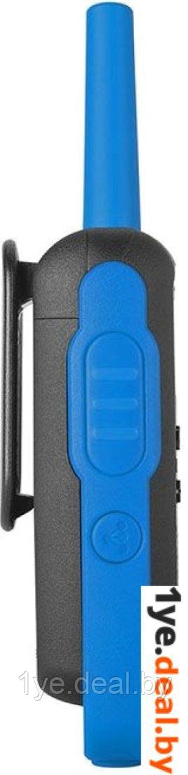 Портативная радиостанция Motorola T62 Walkie-talkie (черный/синий) - фото 3 - id-p184973516