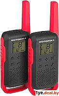 Портативная радиостанция Motorola T62 Walkie-talkie (черный/красный)