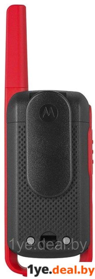 Портативная радиостанция Motorola T62 Walkie-talkie (черный/красный) - фото 3 - id-p184973517