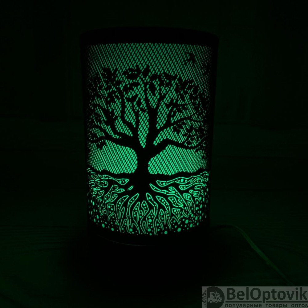 Металлический ультразвуковой увлажнитель Iron Art Led Color Lamp (Аромадиффузор светодиодный) Черный Животный - фото 3 - id-p184976385