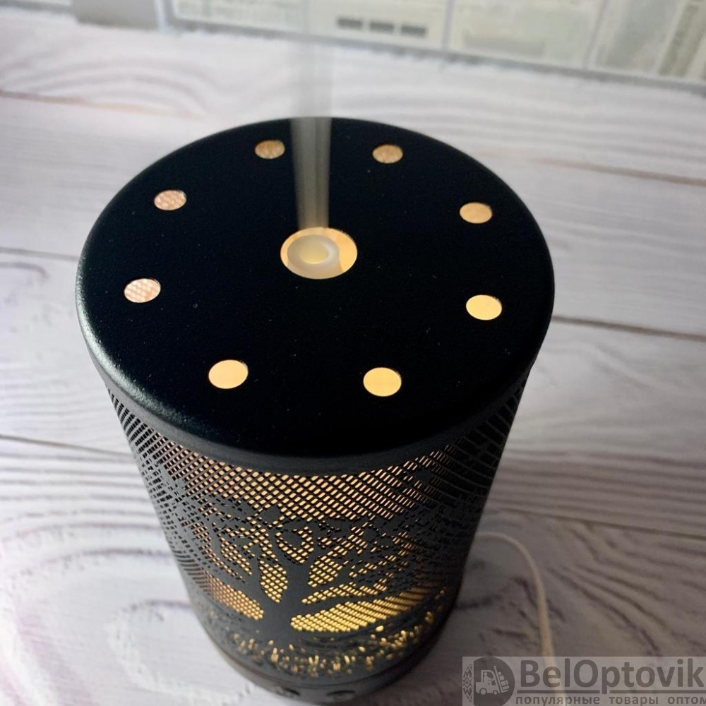 Металлический ультразвуковой увлажнитель Iron Art Led Color Lamp (Аромадиффузор светодиодный) Черный Животный - фото 6 - id-p184976385