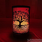 Металлический ультразвуковой увлажнитель Iron Art Led Color Lamp (Аромадиффузор светодиодный) Черный Дерево, фото 5