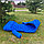 Туристический сверхлегкий матрас со встроенным насосом SLEEPING PAD и воздушной подушкой  Темно синий, фото 7
