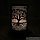 Металлический ультразвуковой увлажнитель Iron Art Led Color Lamp (Аромадиффузор светодиодный) Черный Дерево, фото 4