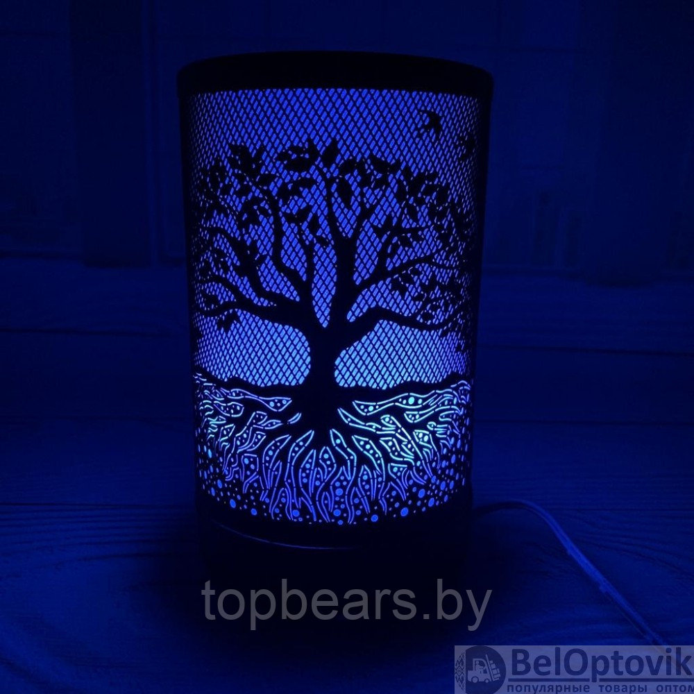 Металлический ультразвуковой увлажнитель Iron Art Led Color Lamp (Аромадиффузор светодиодный) Черный Животный - фото 2 - id-p184979311