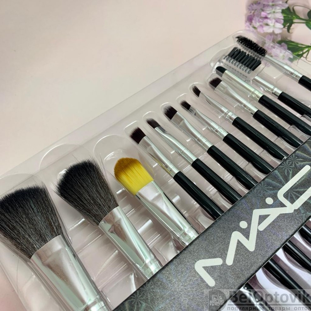 Набор кистей MAC Make Up Brush в блистере (12 шт) - фото 3 - id-p179629557