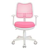 Кресло для детей "Бюрократ CH-W797", сетчатая ткань, пластик, розовый, фото 2