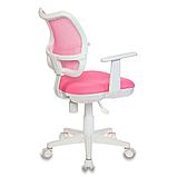 Кресло для детей "Бюрократ CH-W797", сетчатая ткань, пластик, розовый, фото 4