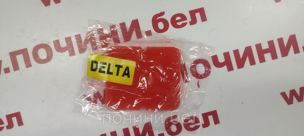 Фильтр воздушный (элемент) мопед DELTA 139FMB  поролон, с пропиткой, красный