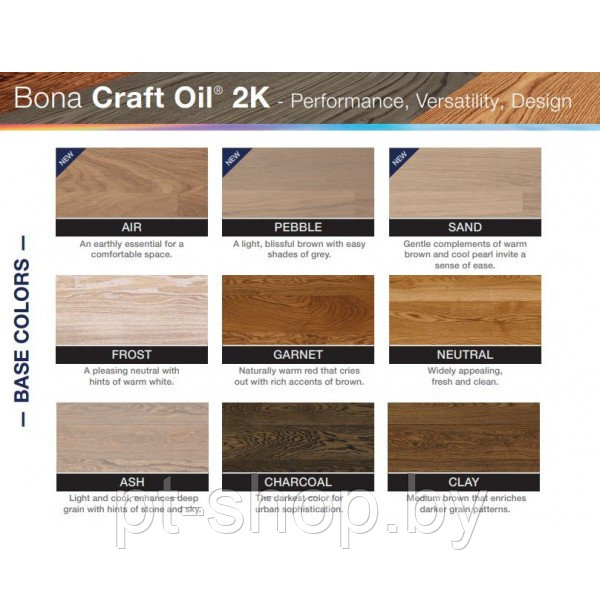 Образцы масла Bona Craft Oil, 0,04 л