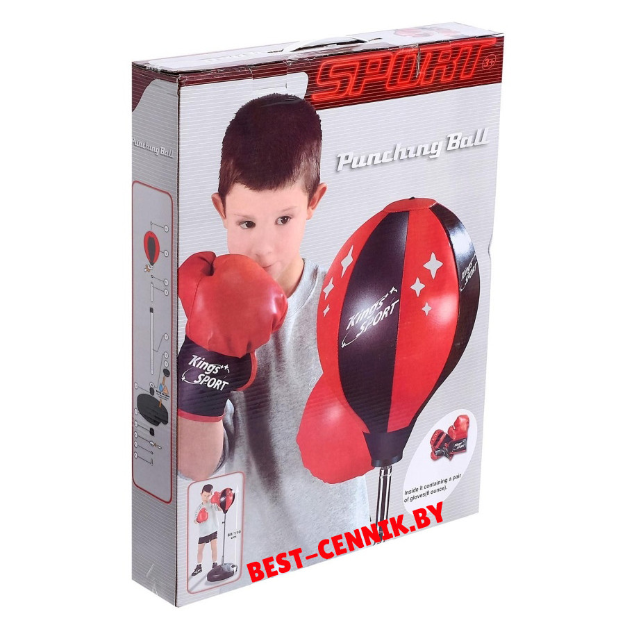 Детский набор для бокса со стойкой / 67-102 см - фото 8 - id-p184582546