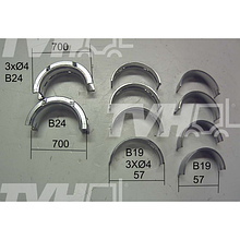 31A0910050 Вкладыши коренные вилочного погрузчика Mitsubishi