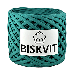 Трикотажная пряжа BISKVIT цвет петроль