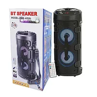 Портативная колонка BT SPEAKER ZQS-4210 (4209) с пультом цвет : черный