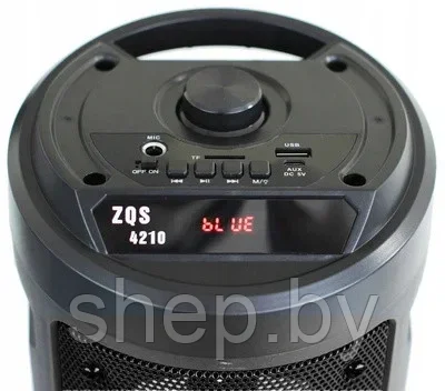 Портативная колонка BT SPEAKER ZQS-4210 (4209) с пультом цвет : черный - фото 4 - id-p185001369