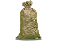 Мешки полипропиленовые (зеленые) для мусора (новые), размер 55*95 см (60грамм)
