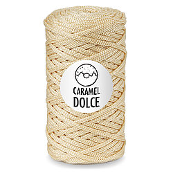 Шнур для вязания Caramel DOLCE 4 мм цвет вафля