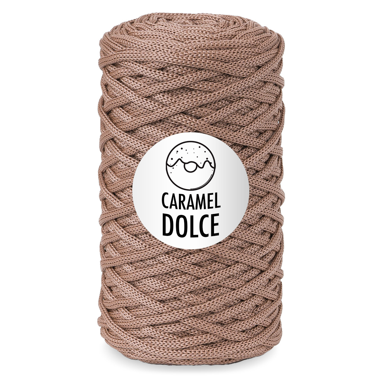 Шнур для вязания Caramel DOLCE 4 мм цвет шоколадный мусс - фото 1 - id-p185002337