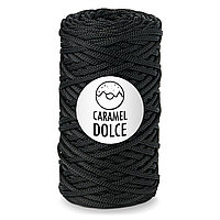 Шнур для вязания Caramel DOLCE 4 мм цвет блэк / черный