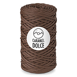 Шнур для вязания Caramel DOLCE 4 мм цвет шоколадный капкейк